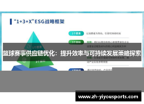 篮球赛事供应链优化：提升效率与可持续发展策略探索