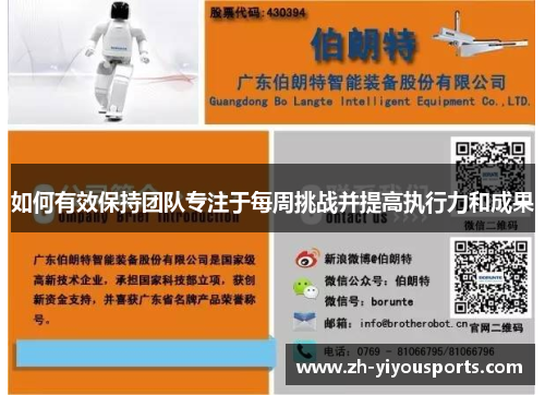如何有效保持团队专注于每周挑战并提高执行力和成果 如何有效保持团队专注于每周挑战并提高执行力和成果